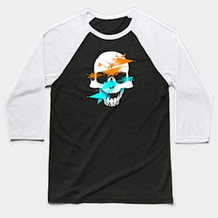 Skull and fragments Baseball T-Shirt